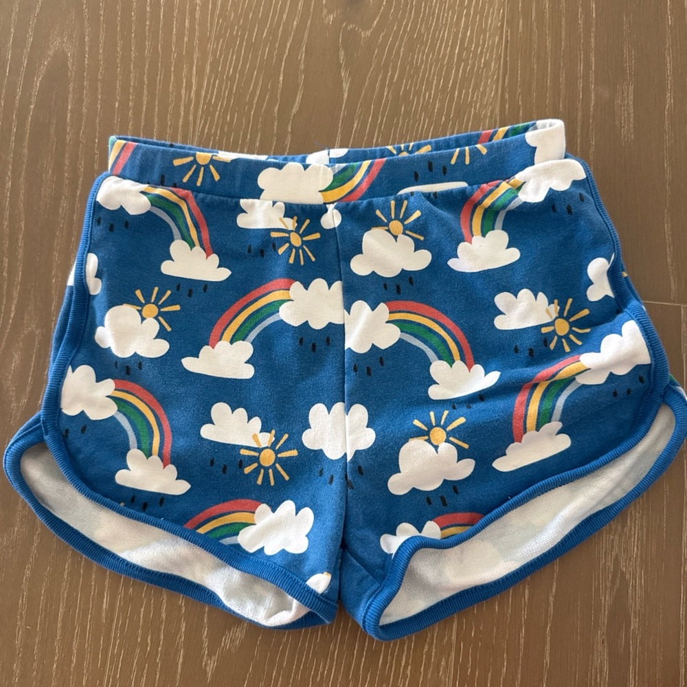 Hanna Andersson Rainbow Shorts Girls Size 6-7